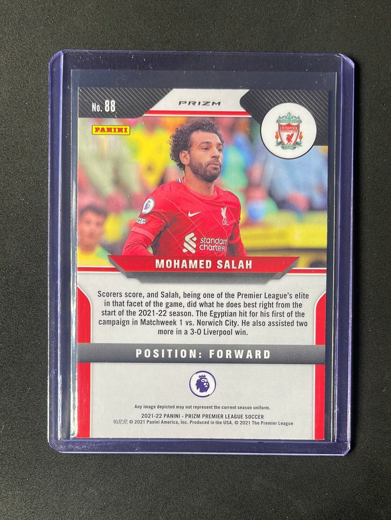 2021-22 Prizm Premier League Mohamed Salah Silver