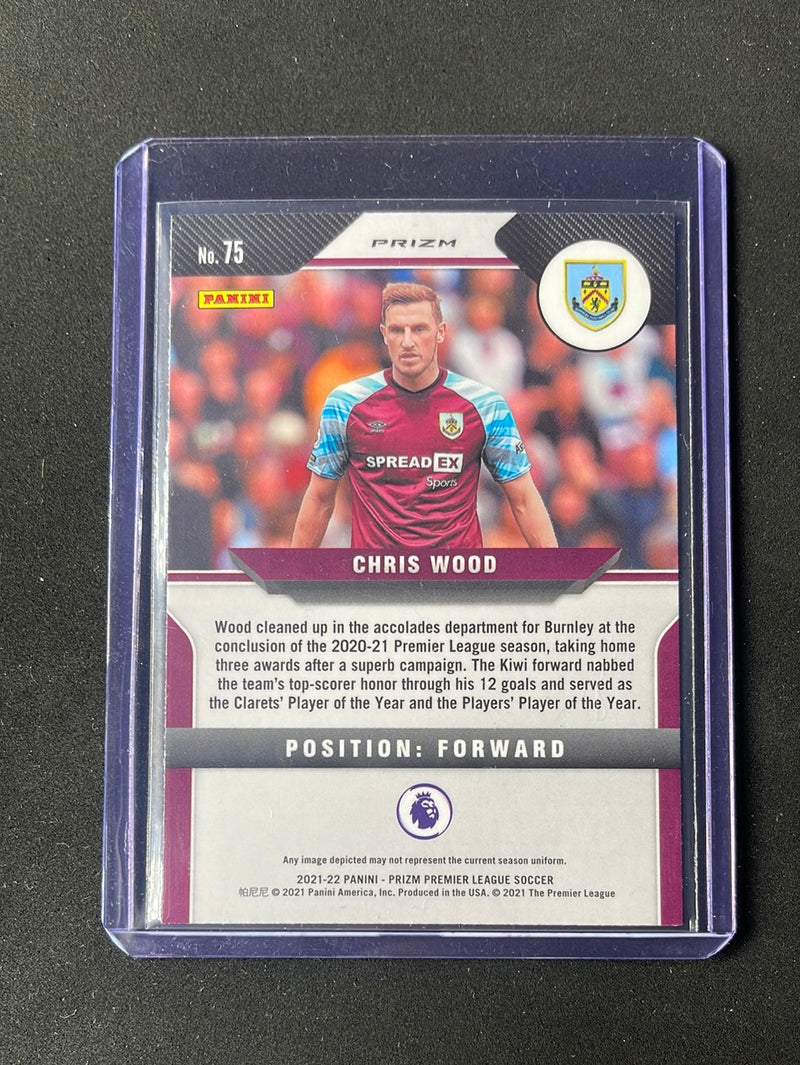 2021-22 Prizm Premier League Chris Wood Silver