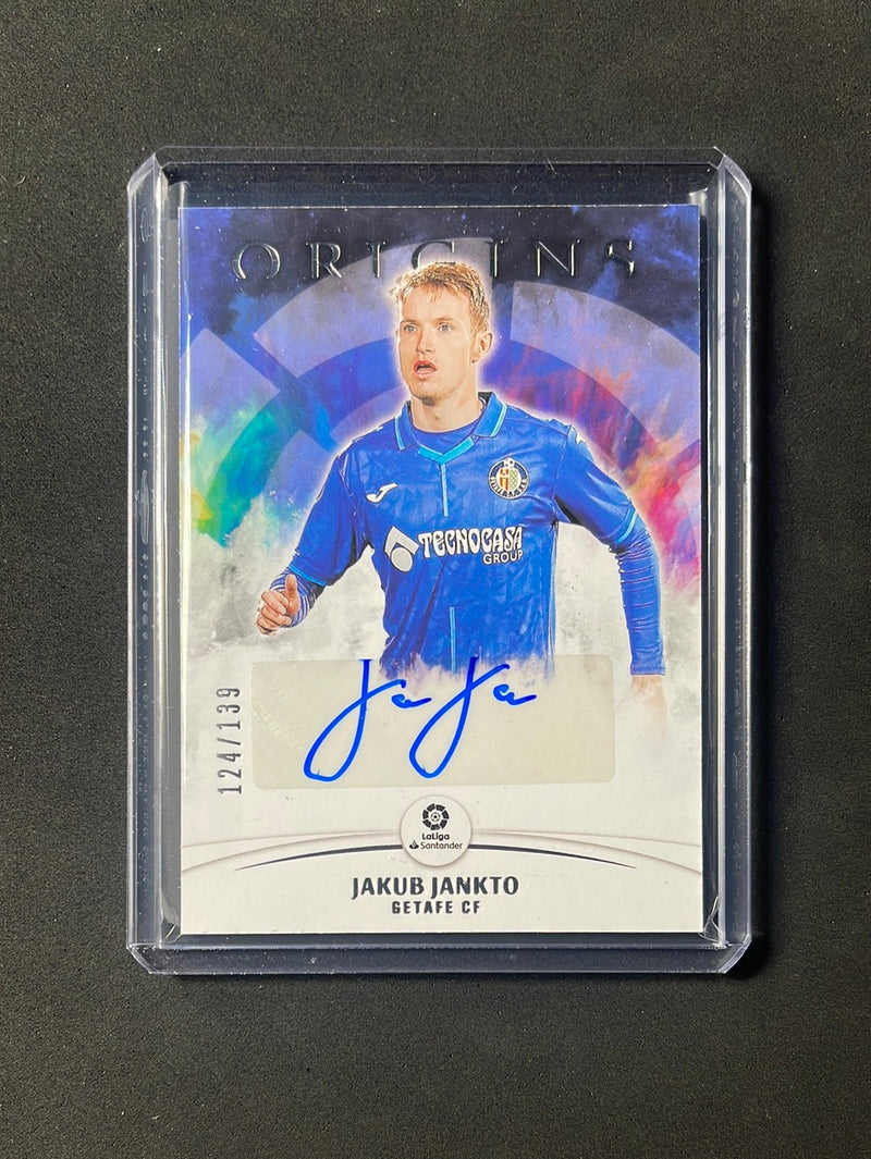 2021-22 Panini Chronicles Soccer Jakub Jankto Origins Autographs La Liga 124/139