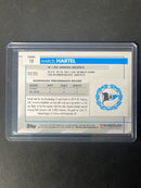 2020-21 Topps Chrome Bundesliga Marcel Hartel Green Wave Refractor 98/99