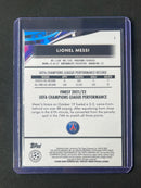 2021-22 Topps Finest UEFA Champions League Soccer Lionel Messi