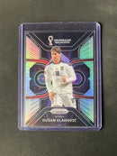 2022 Panini Prizm FIFA World Cup Qatar Dusan Vlahovic Phenomenon Silver Prizm