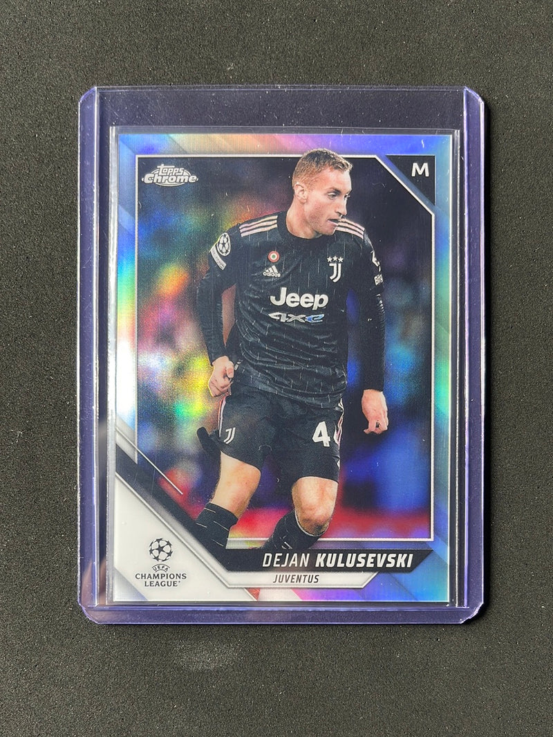 2021-22 Topps Chrome UEFA Champions League Dejan Kulusevski Refractor