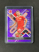 2021-22 Topps Finest Bundesliga Robin Knoche Purple Wave Refractor 150/250