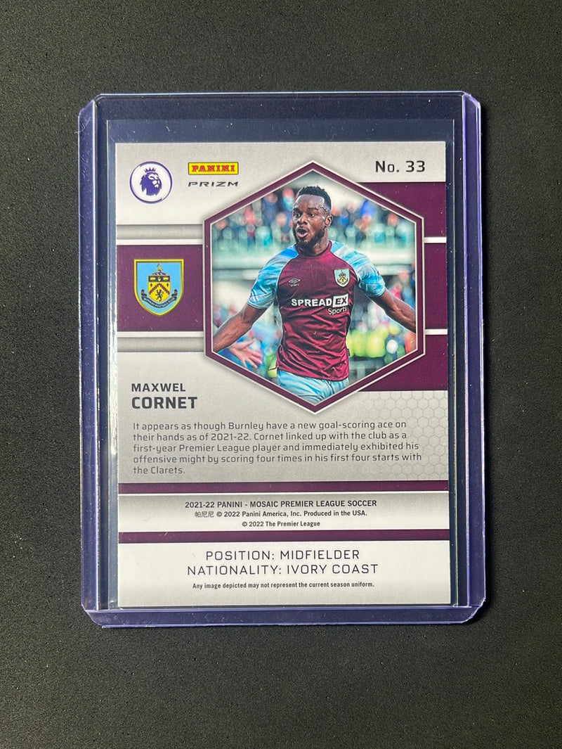 2021-22 Panini Mosaic EPL Maxwel Cornet Mosaic