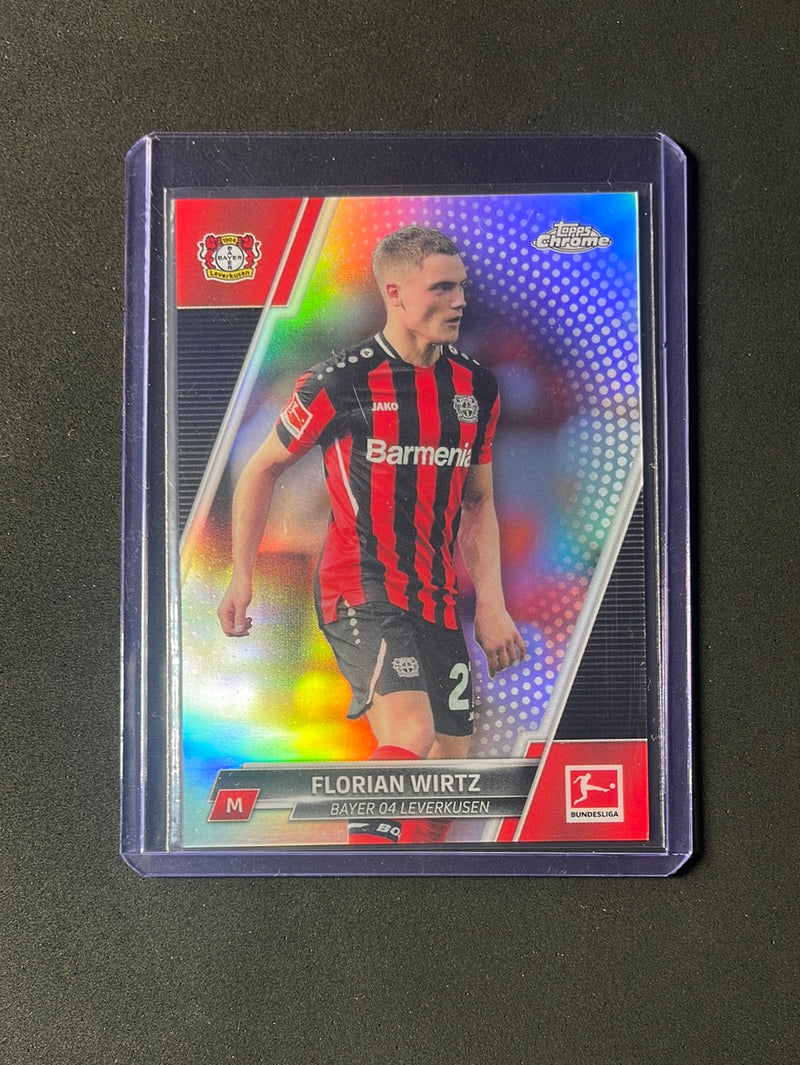 2021-22 Topps Chrome Bundesliga Soccer Florian Wirtz Refractor