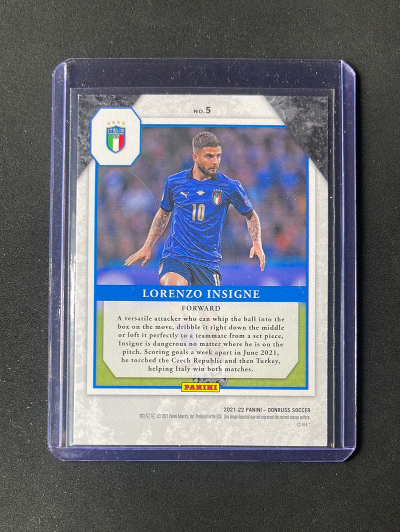 2021-22 Panini Donruss Road To Qatar Lorenzo Insigne Elite Series