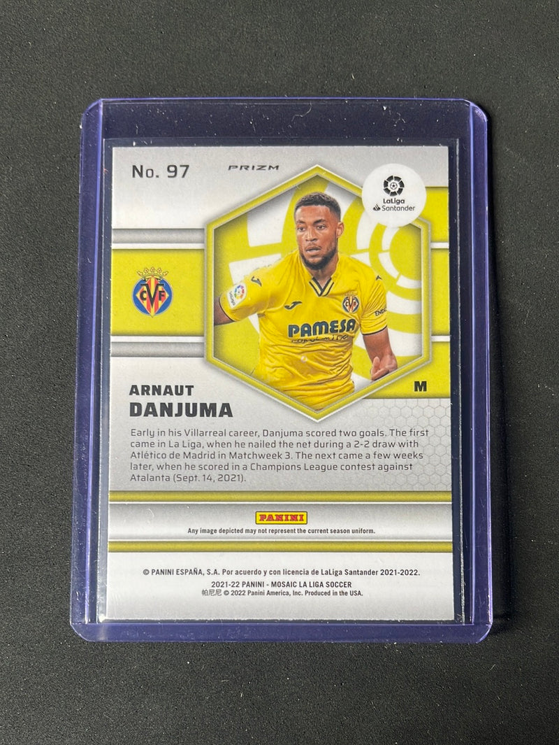 2021-22 Panini Mosaic La Liga Arnaut Danjuma Silver