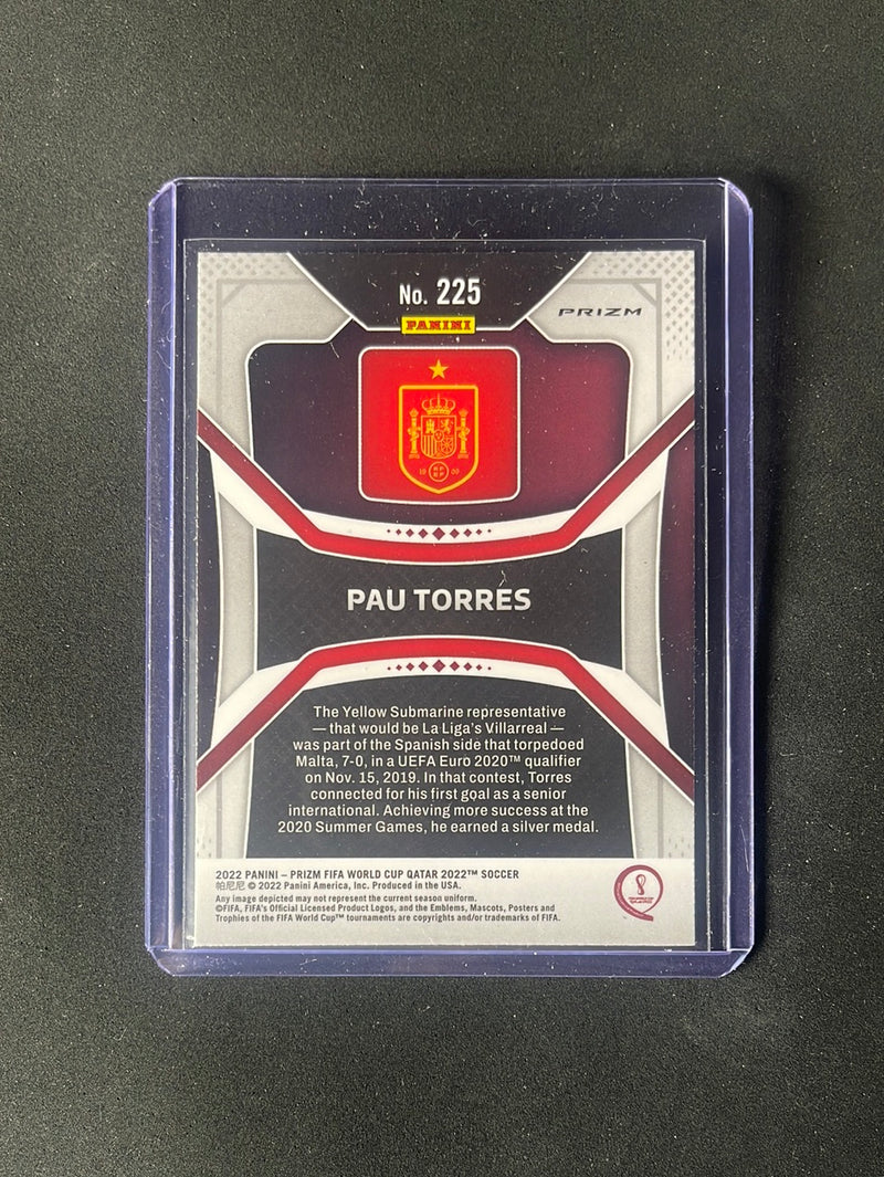 2022 Panini Prizm FIFA World Cup Qatar Pau Torres Silver Prizm