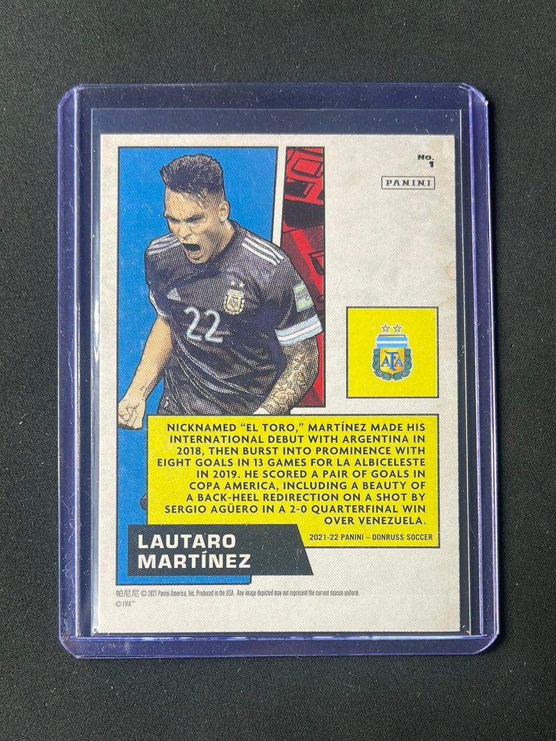 2021-22 Panini Donruss Road To Qatar Lautaro Martinez Net Marvels