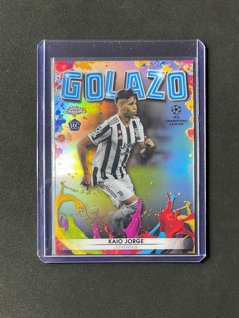 2021-22 Topps Chrome UEFA Champions League Kaio Jorge Golazo