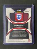 2022 Panini Prizm FIFA World Cup Qatar Bukayo Saka Hyper Prizm