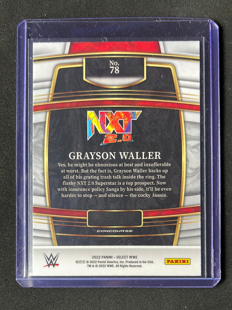 2022 Panini Select WWE Grayson Waller Concourse