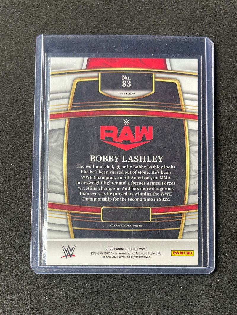 2022 Panini Select WWE Bobby Lashley Concourse Silver