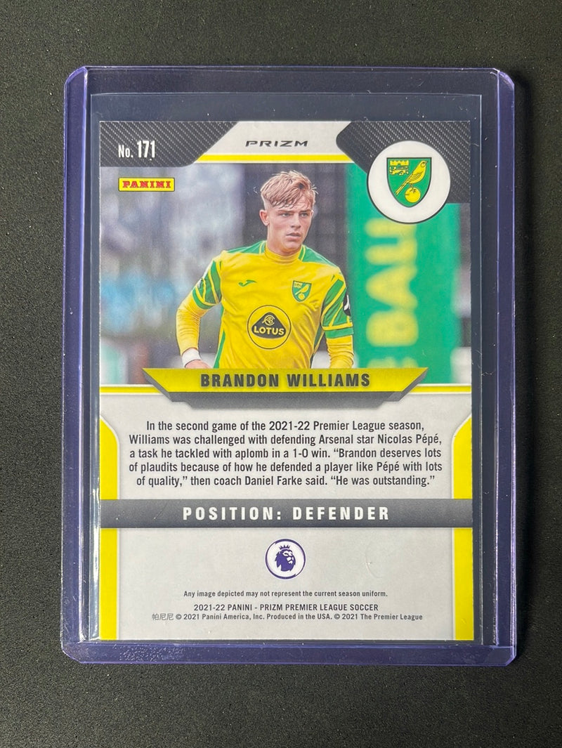 2021-22 Panini Prizm Premier League Brandon Williams Pink