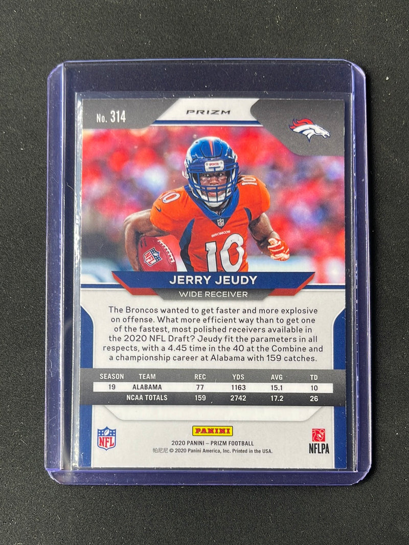 2020 Panini Prizm Football Jerry Jeudy Red/White/Blue Prizm