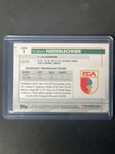 2020-21 Topps Chrome Bundesliga Florian Niederlechner Green Refractor 63/99