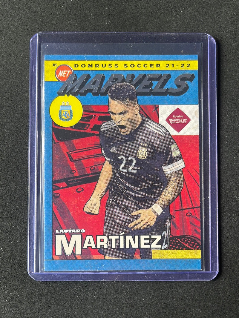 2021-22 Panini Donruss Road To Qatar Lautaro Martinez Net Marvels