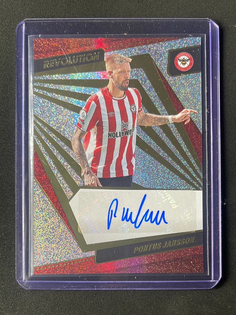 2022-23 Revolution Premier League Pontus Jansson Autographs