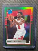 2020-21 Panini NBA Donruss Patrick Williams Green Flood
