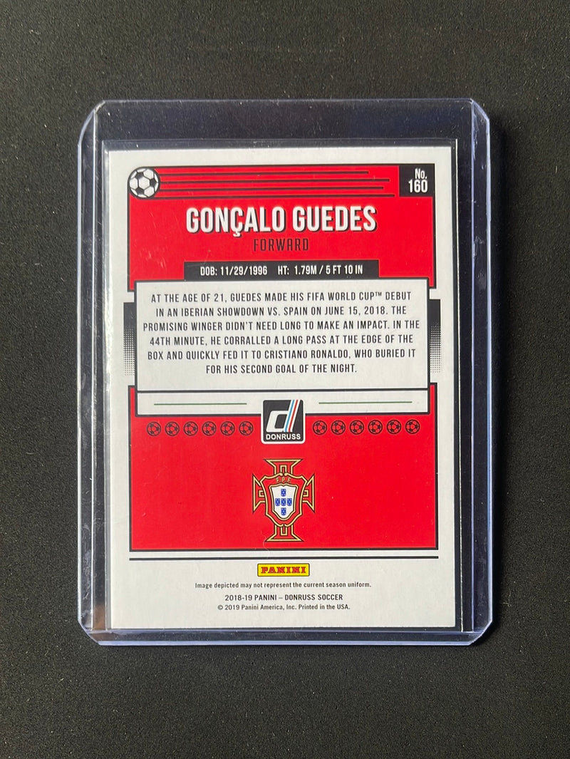 2018-19 Panini Donruss Goncalo Guedes Press Proof Red