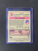 2021-22 Topps UEFA Champions League Luis Suarez 1975-76 Topps Footballers