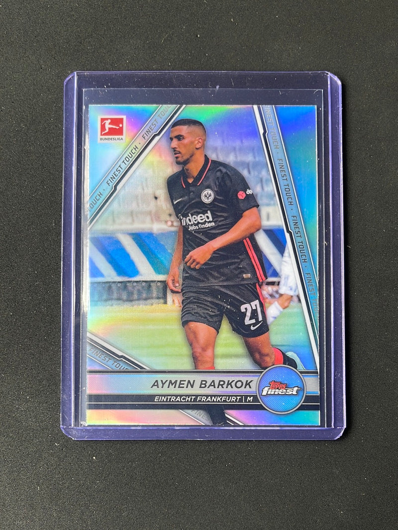 2021-22 Topps Finest Bundesliga Aymen Barkok Finest Touch