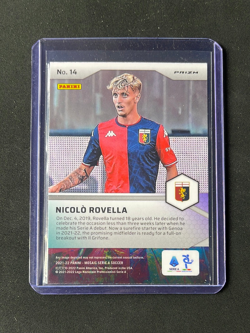 2021-22 Panini Mosaic Serie A Nicolo Rovella Pitch Masters Mosaic