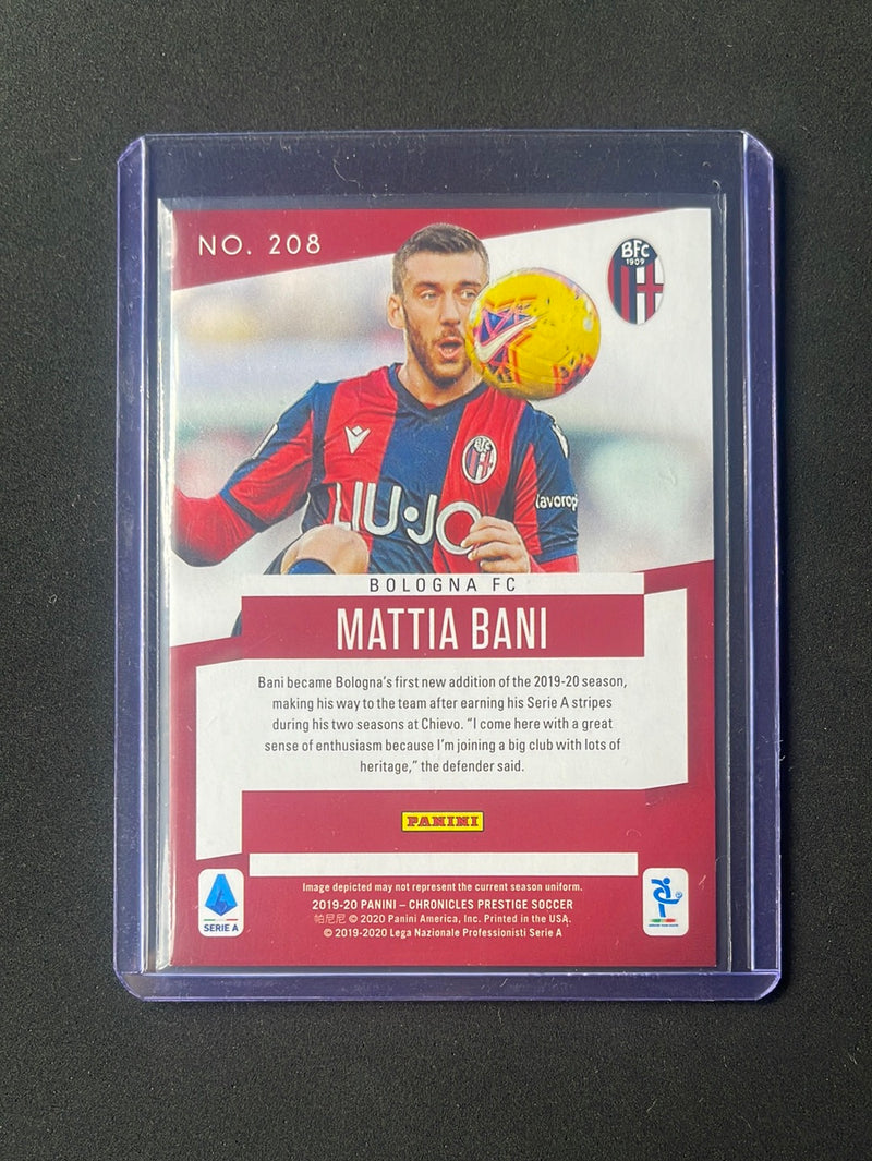 2019-20 Panini Chronicles Mattia Bani Prestige XTRA Points Purple 51/199