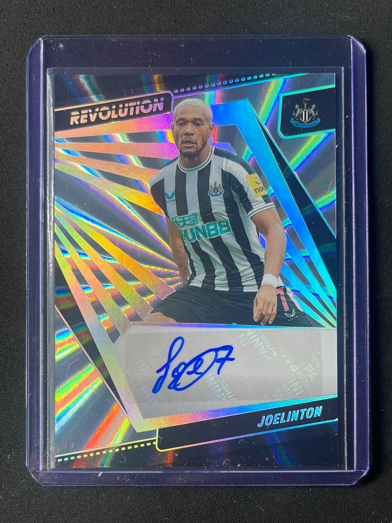 2022-23 Revolution Premier League Joelinton Sunburst Autograph 21/50