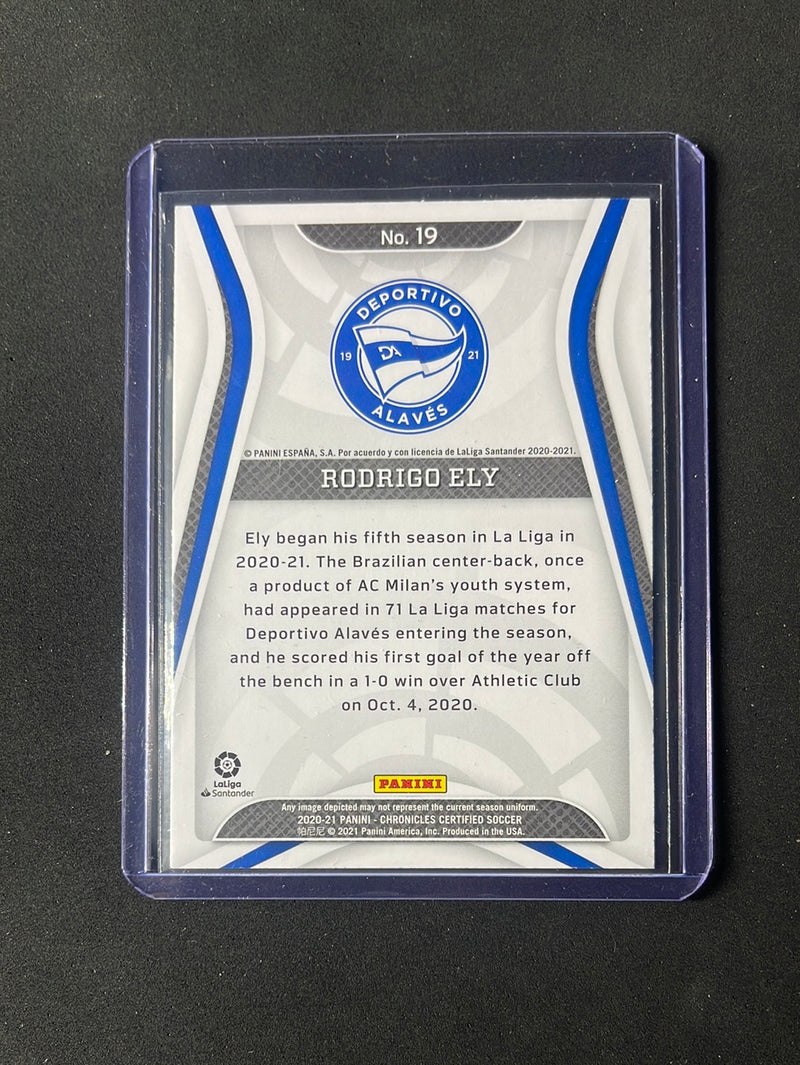 2020-21 Panini Chronicles Rodrigo Ely Certified La Liga Silver Circles