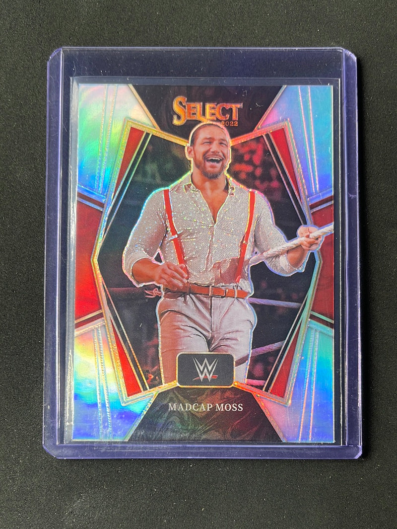 2022 Panini Select WWE Madcap Moss Premier Level Silver