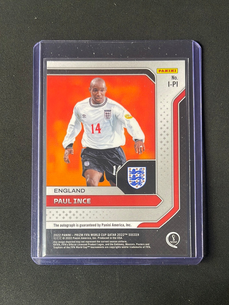 2022 Panini Prizm FIFA World Cup Qatar Paul Ince International Ink