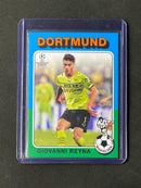 2021-22 Topps UEFA Champions League Giovanni Reyna 1975-76 Topps Footballers