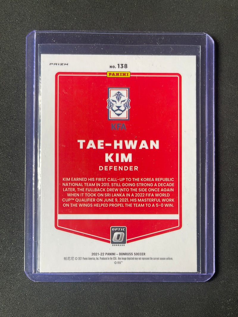 2021-22 Panini Donruss Road To Qatar Tae-Hwan Kim Optic Silver