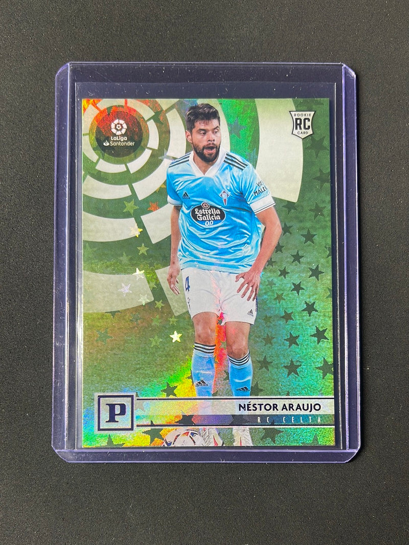 2020-21 Panini Chronicles Nestor Araujo Panini La Liga Purple Astro