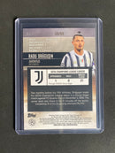 2020-21 Topps Stadium Club UEFA Champions League Radu Dragusin Green Refractor 50/99