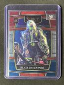 2022 Panini Select WWE Blair Davenport Concourse Red & Blue