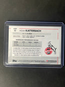 2020-21 Topps Chrome Bundesliga Noah Katterbach Purple Refractor 82/299