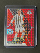 2020-21 Panini Mosaic Serie A Rodrigo Bentancur Red