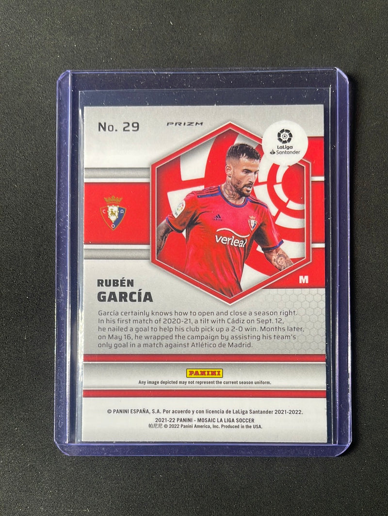 2021-22 Panini Mosaic La Liga Ruben Garcia Mosaic