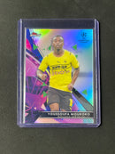 2021-22 Topps Finest UEFA Champions League Soccer Youssoufa Moukoko Refractor