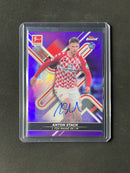 2021-22 Topps Finest Bundesliga Anton Stach Purple Refractor Autograph 77/99