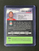 2021-22 Topps Stadium Club Chrome UEFA Champions League Virgil Van Dijk Refractor