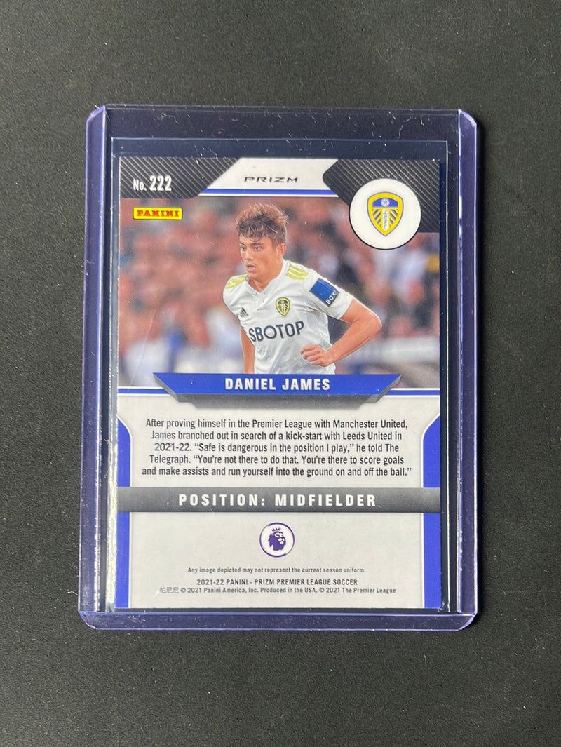 2021-22 Prizm Premier League Daniel James Silver