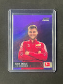 2021-22 Topps Bundesliga Stadium Club Chrome Robin Knoche Purple 112/299
