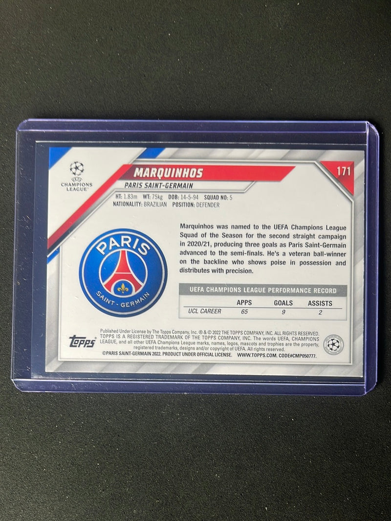 2021-22 Topps UEFA Champions League Marquinhos Starball