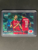 2021-22 Topps Bundesliga Stadium Club Chrome Manuel Prietl Aqua 107/199