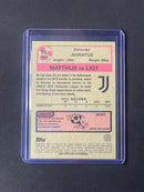 2021-22 Topps UEFA Champions League Matthijs De Ligt 1975-76 Topps Footballers