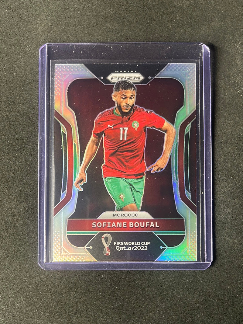 2022 Panini Prizm FIFA World Cup Qatar Sofiane Boufal Silver Prizm